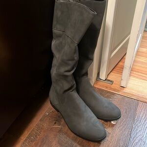 New style & co grey boots size 9